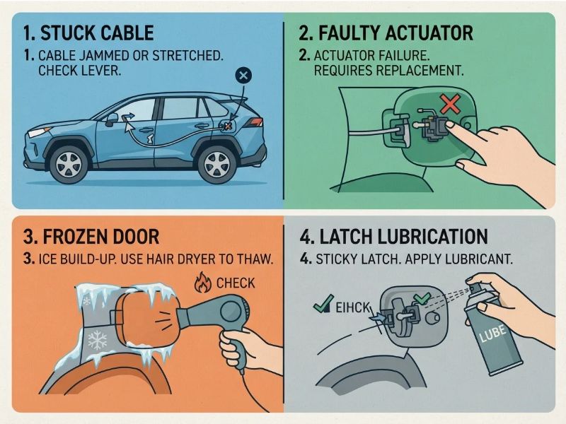 Why Your RAV4 Fuel Door Release Won't Open